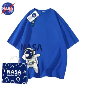Replica Designer NASA Men Loose Short-Sleeved T-Shirt